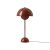 Flowerpot table lamp Red brown &Tradition