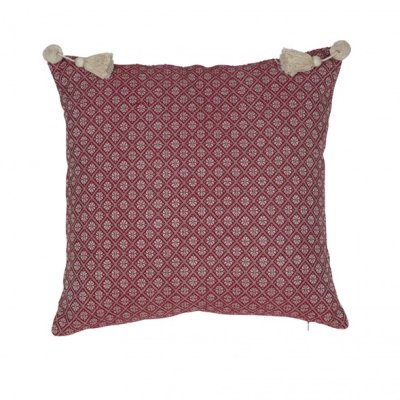 Zoom bild av Kudde Kuddfodral Trine Röd Jul Fondaco